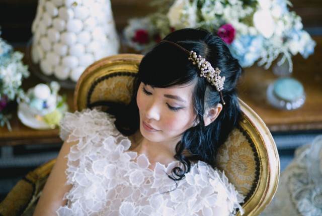 Vintage wedding accessories from Connie and Dolly at the National Vintage Wedding Fair