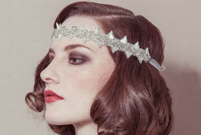 Debbie Carlise wedding hair accessories as featured on The National Vintage Wedding Fair