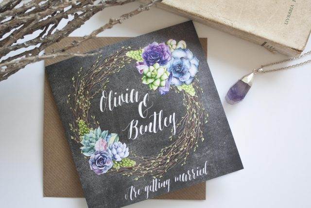 5 wedding stationery themes you will love by Hertas Creative succulents