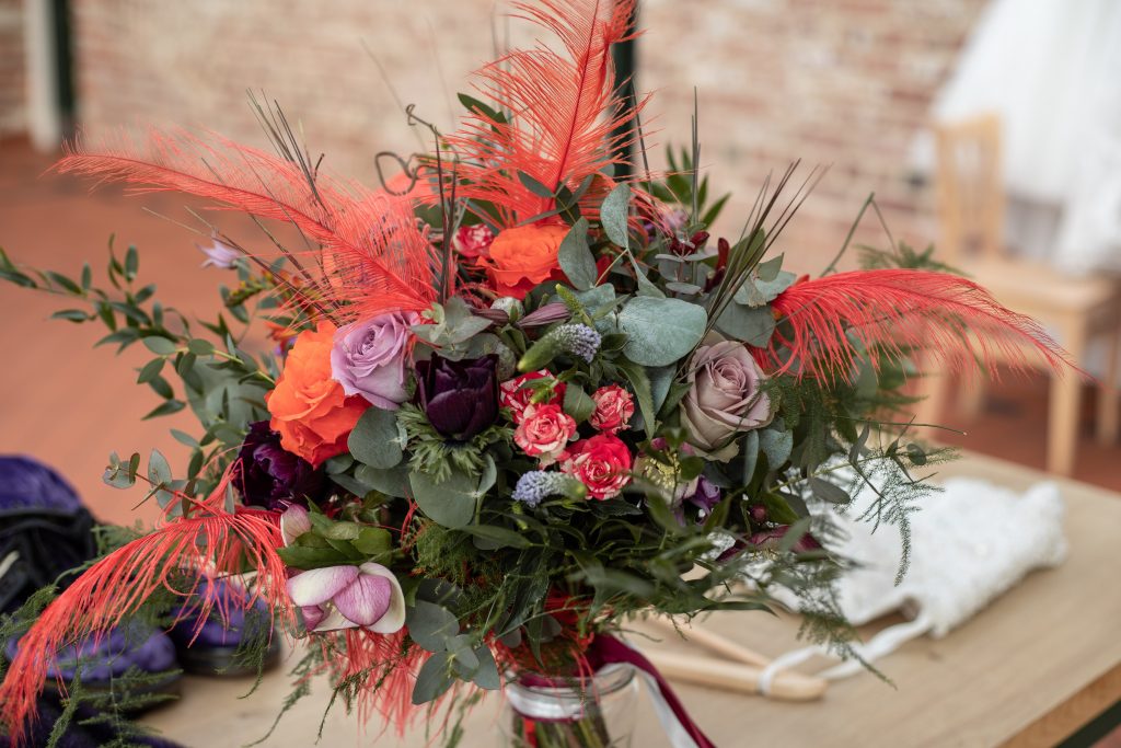 Wonderland Wedding Inspiration with Leather Jackets and Regal Crowns
