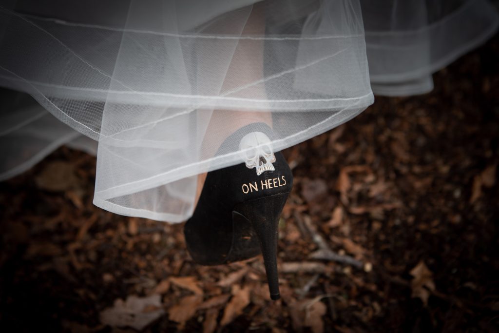Wonderland Wedding Inspiration with Leather Jackets and Regal Crowns