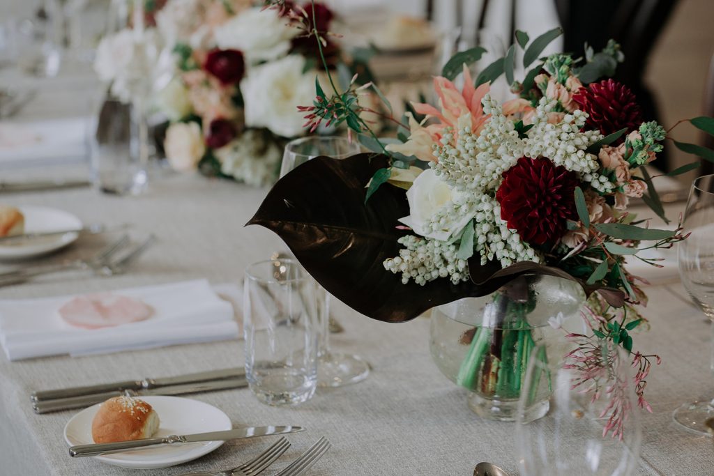 Australian Outdoor Wedding with Bespoke Dress and Rustic Luxe Styling