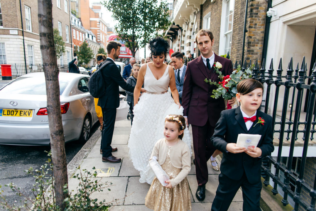 Retro London Wedding with Eclectic Styling and Disco Vibes