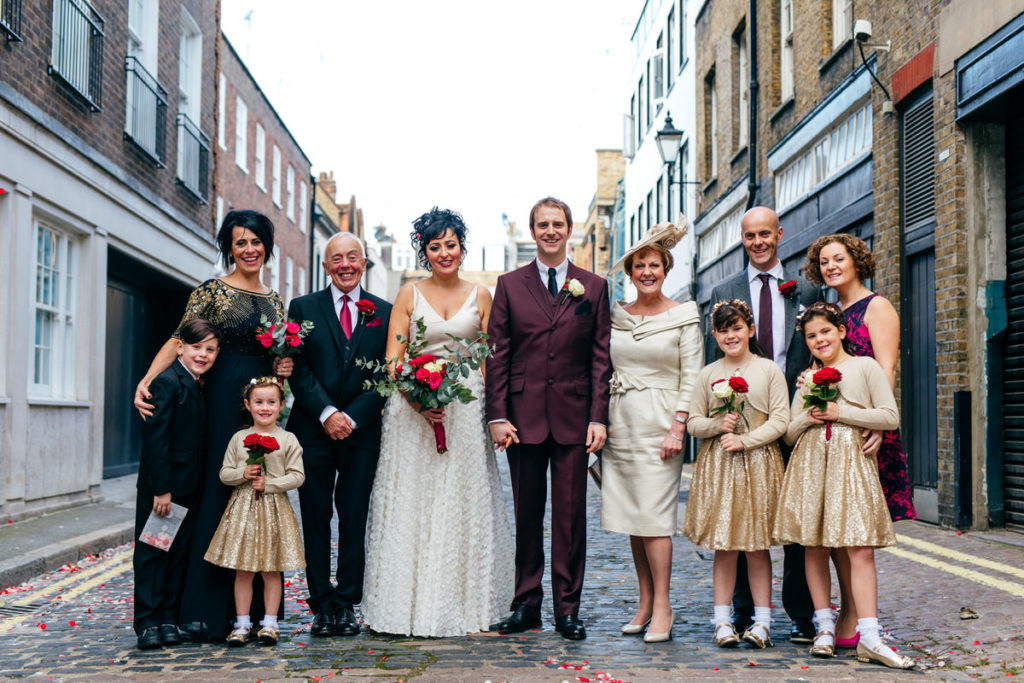 Retro London Wedding with Eclectic Styling and Disco Vibes