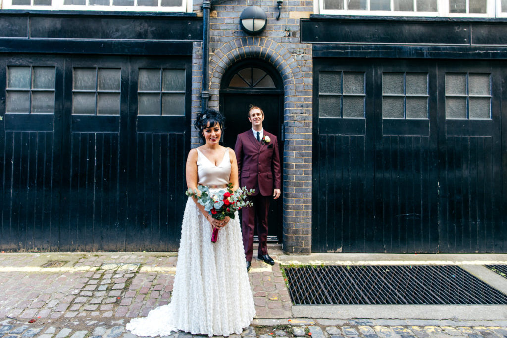 Retro London Wedding with Eclectic Styling and Disco Vibes