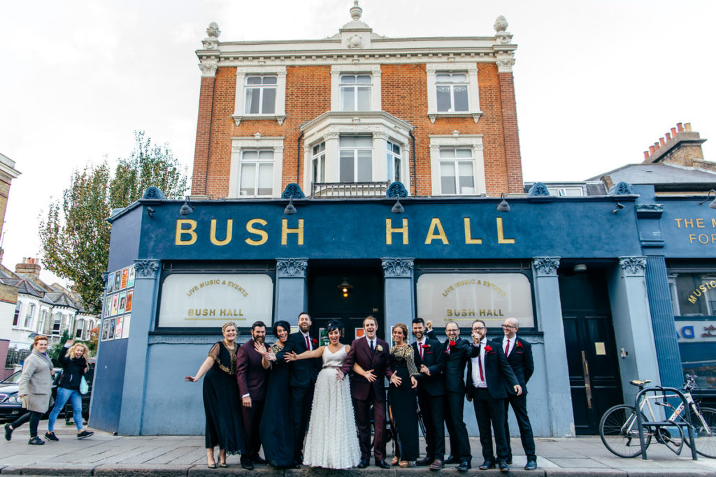 Retro London Wedding with Eclectic Styling and Disco Vibes