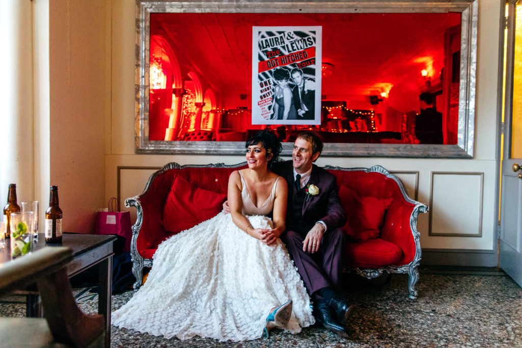 Retro London Wedding with Eclectic Styling and Disco Vibes