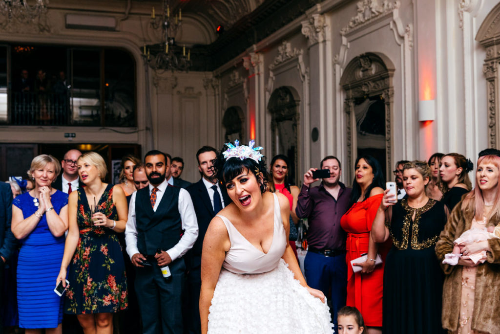 Retro London Wedding with Eclectic Styling and Disco Vibes