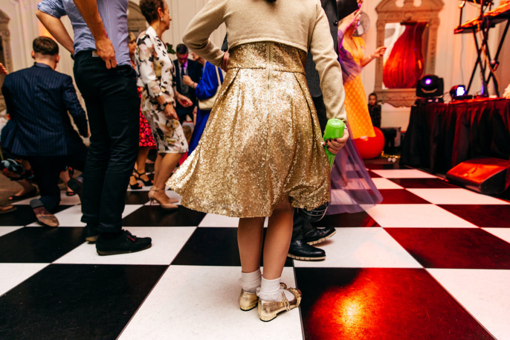 Retro London Wedding with Eclectic Styling and Disco Vibes