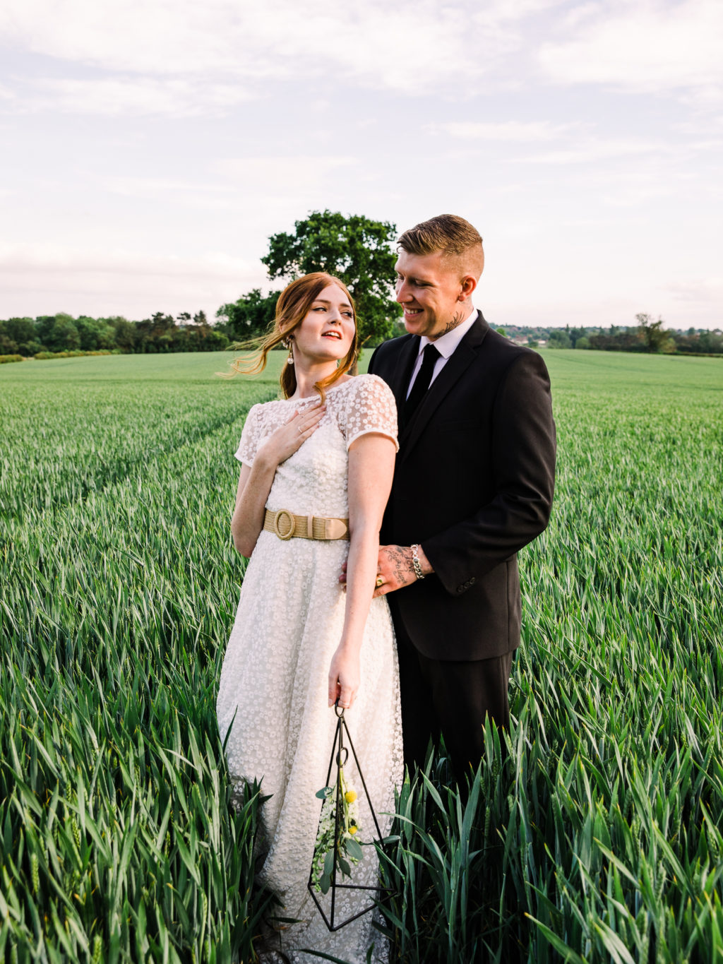 Modern Outdoor Wedding With Bold and Elegant Green and Yellow Styling