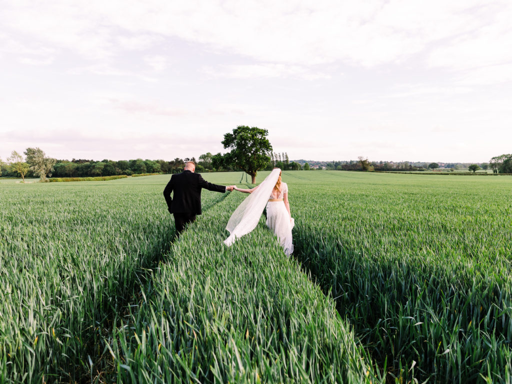 Modern Outdoor Wedding With Bold and Elegant Green and Yellow Styling