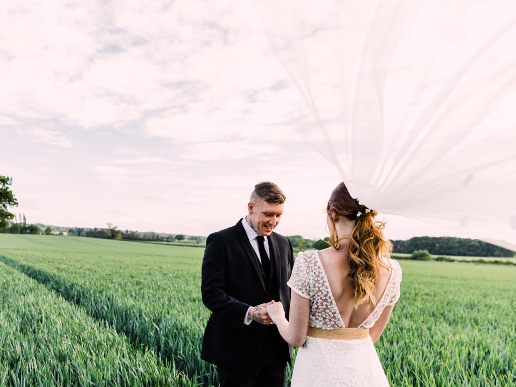 Modern Outdoor Wedding With Bold and Elegant Green and Yellow Styling