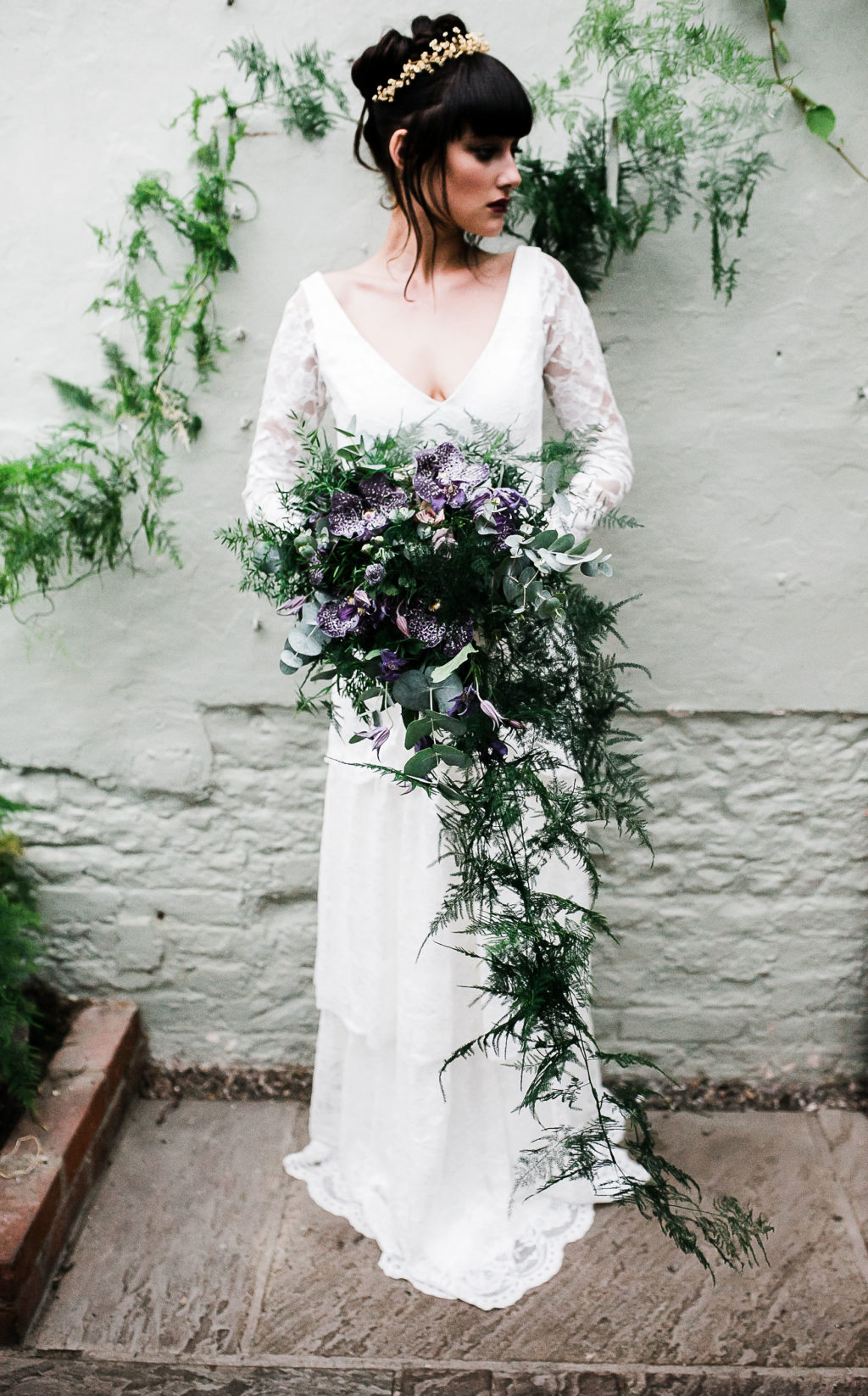 Dark, Dreamy and Romantic Wedding Inspiration at Secret Garden, Kent