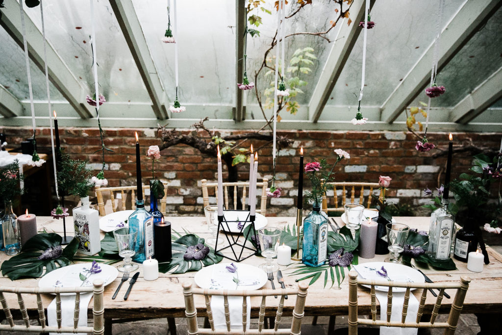 Dark, Dreamy and Romantic Wedding Inspiration at Secret Garden, Kent