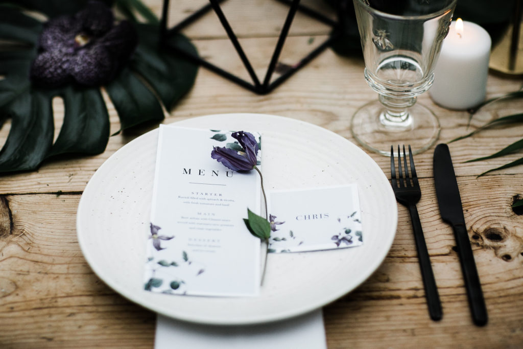 Dark, Dreamy and Romantic Wedding Inspiration at Secret Garden, Kent