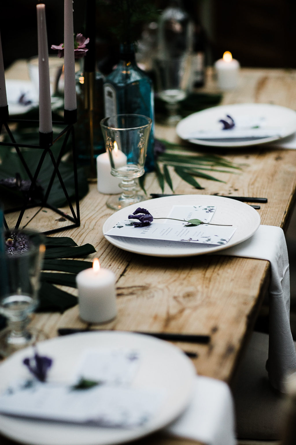 Dark, Dreamy and Romantic Wedding Inspiration at Secret Garden, Kent