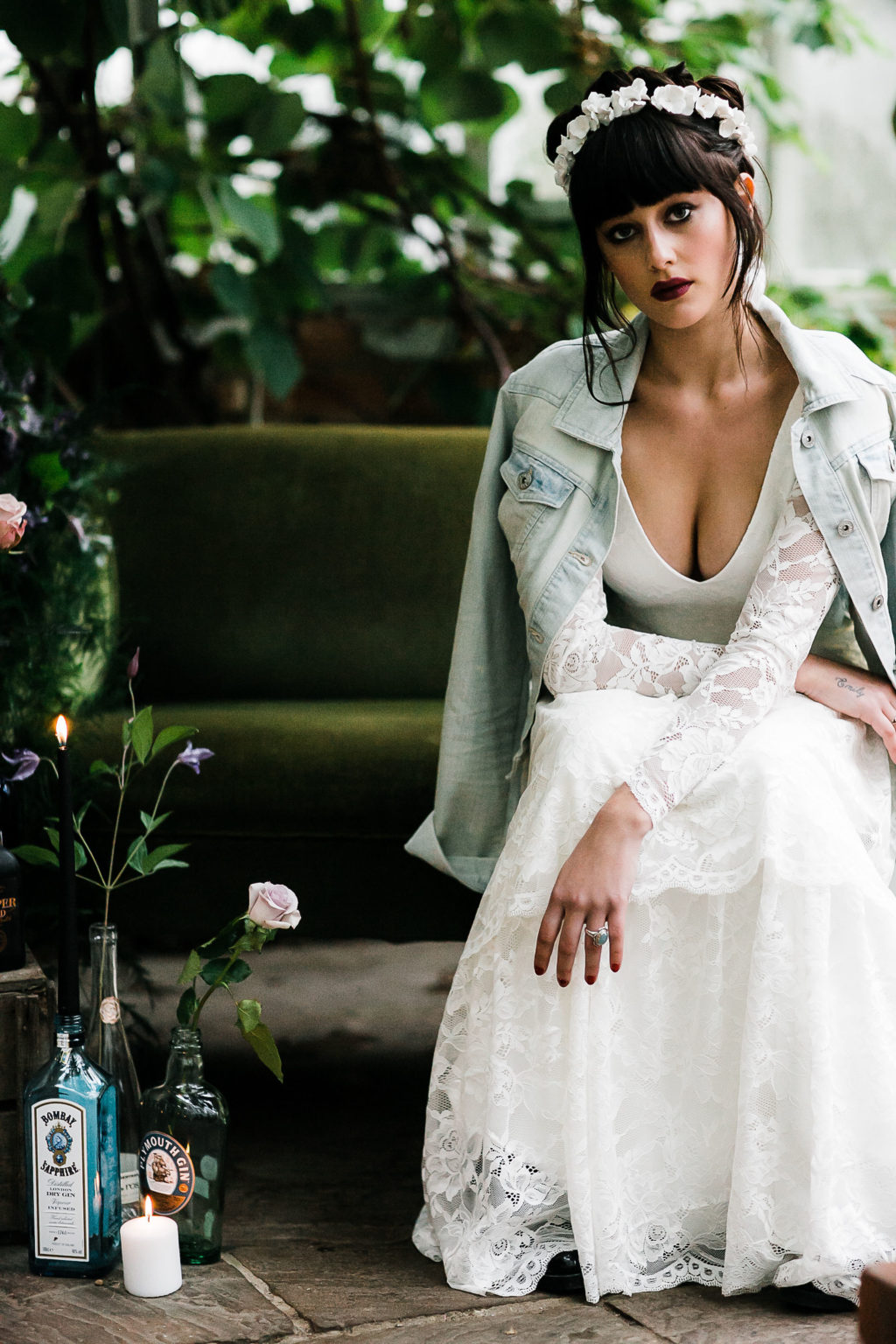 Dark, Dreamy and Romantic Wedding Inspiration at Secret Garden, Kent