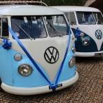 Vintage split screen camper vans vehicles for a vintage wedding