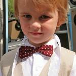 Page boy at a vintage wedding as featured on The National Vintage Wedding Fair blog