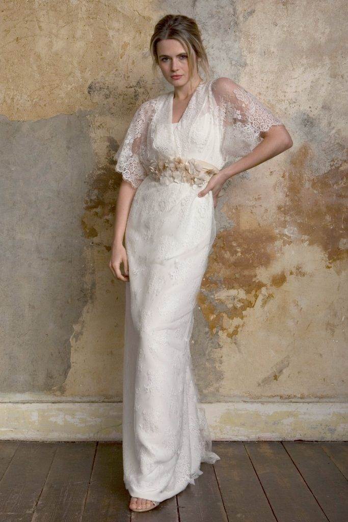 Sally Lacock 1970s inspired wedding dresses as featured on The Ntaional Vintage Wedding Fair blog