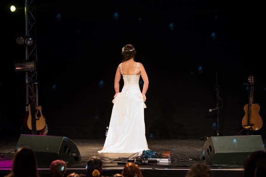 Bath National Vintage Wedding Fair photo by Joel Davies featuring vintage wedding dresses