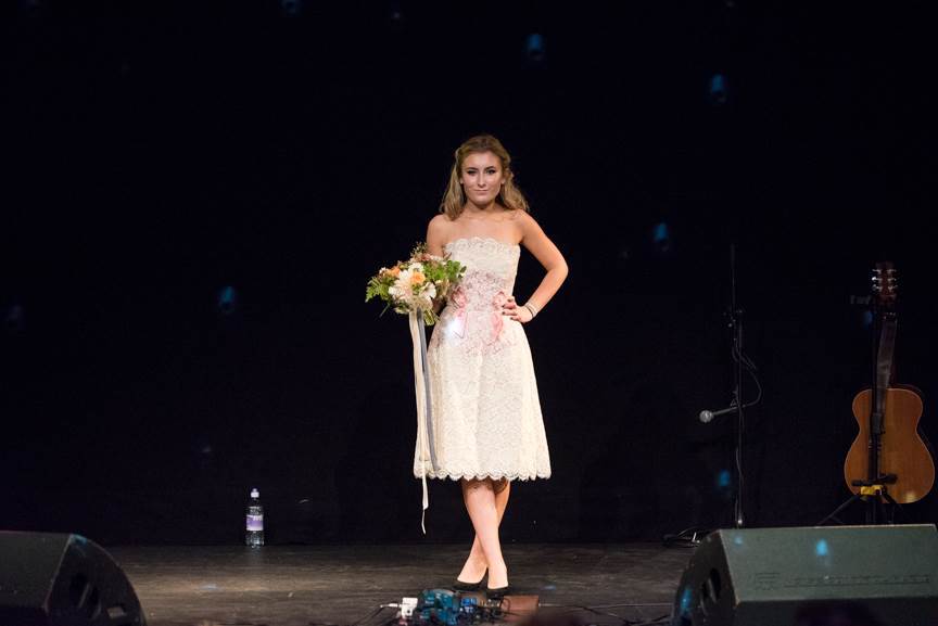 Bath National Vintage Wedding Fair photo by Joel Davies featuring vintage wedding dresses