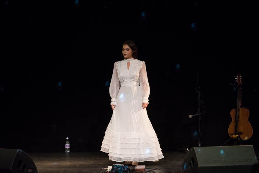 Bath National Vintage Wedding Fair photo by Joel Davies featuring vintage wedding dresses
