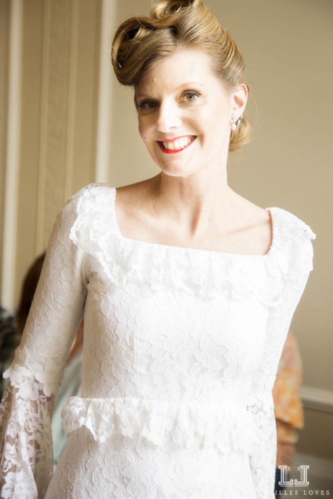 Vintage wedding dresses at Harrogate taken by Lucille Loves at The National Vintage Wedding Fair