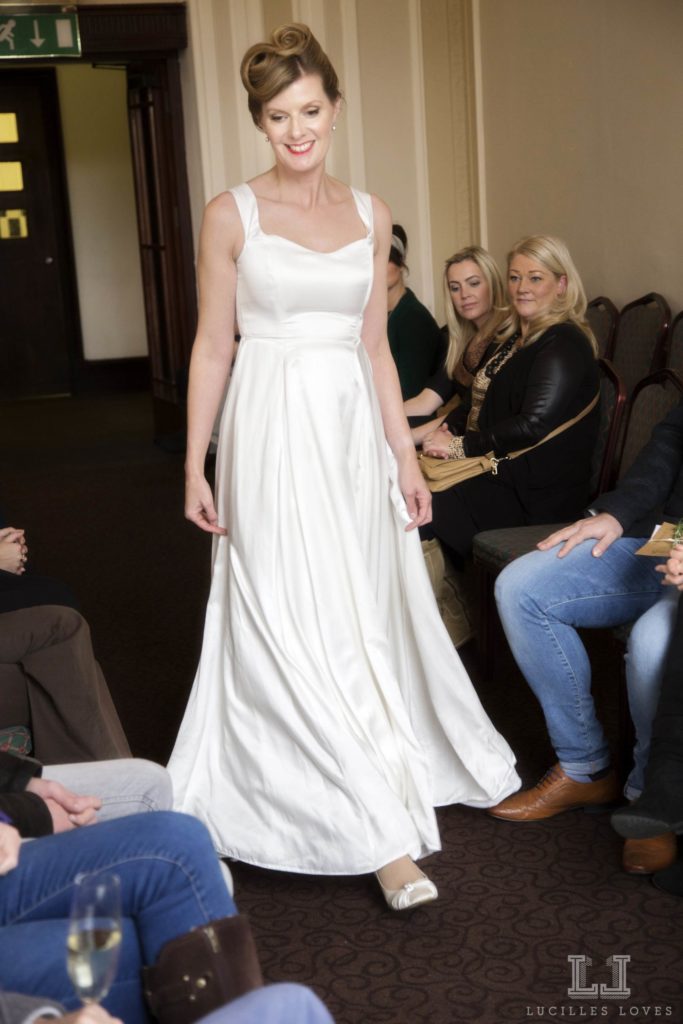 Vintage wedding dresses at Harrogate taken by Lucille Loves at The National Vintage Wedding Fair
