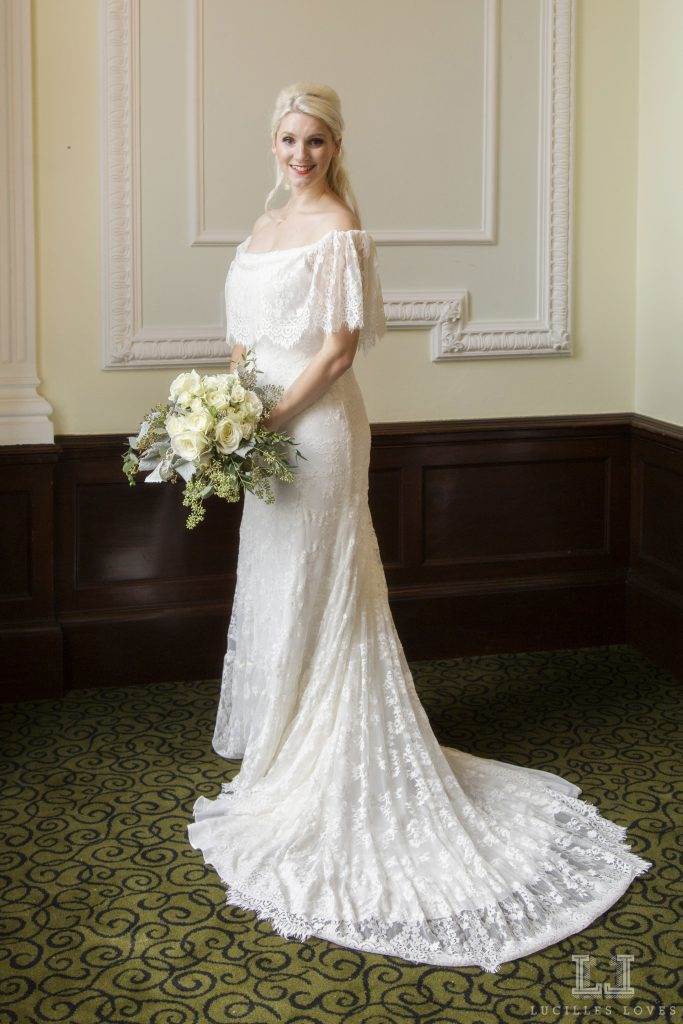 Vintage wedding dresses at Harrogate taken by Lucille Loves at The National Vintage Wedding Fair