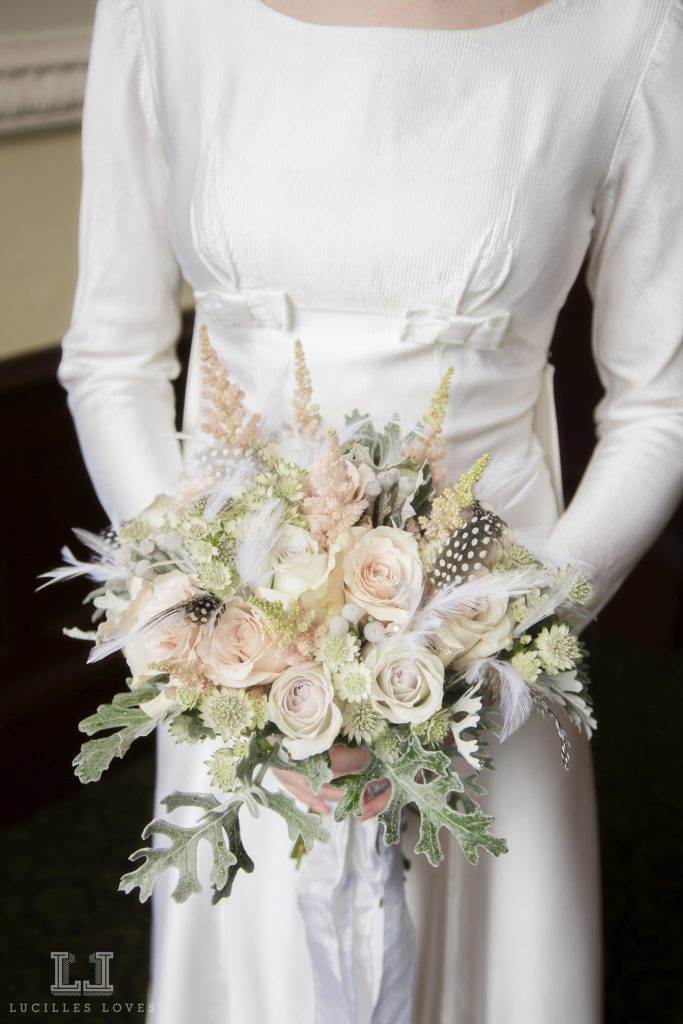 Vintage wedding dresses at Harrogate taken by Lucille Loves at The National Vintage Wedding Fair