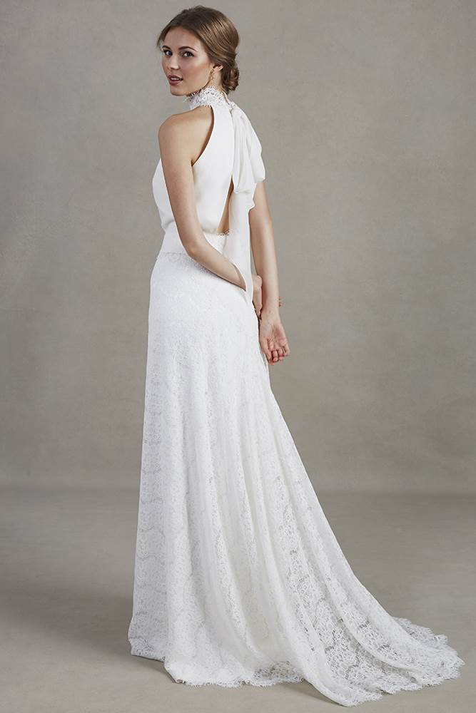 Sally Lacock boho vintage inspired wedding dress