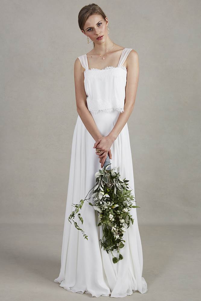 Sally Lacock boho vintage inspired wedding dress
