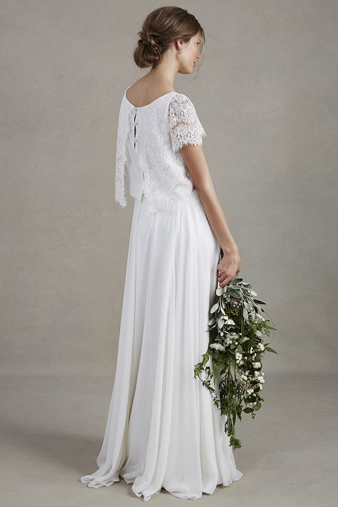 Sally Lacock boho vintage inspired wedding dress