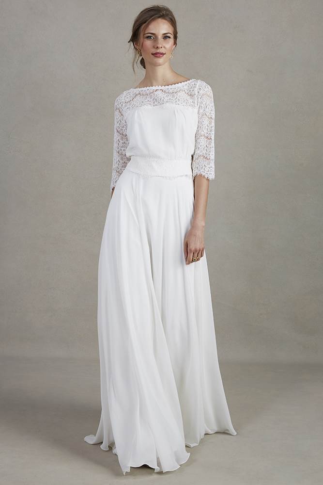 Sally Lacock boho vintage inspired wedding dress
