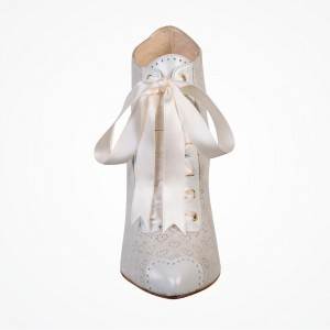 Edwardian style wedding bridal boots shoes by Love Art Wear Art