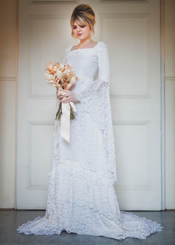 Chiswick London Vintage Wedding Dress fashion Parade by the National Vintage Wedding Fair