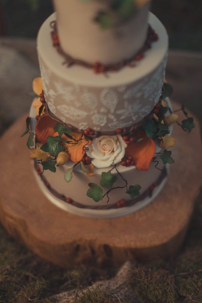 An autumnal Secret Garden Wedding Styled Shoot in an upcycled green house