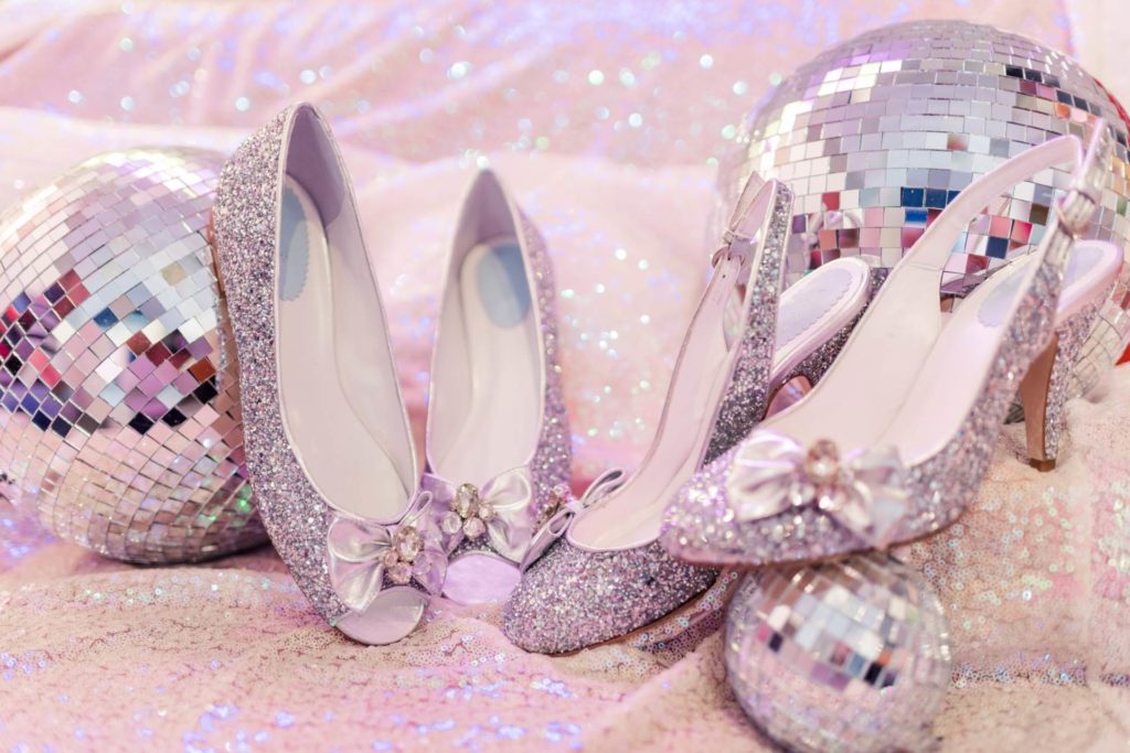 1970s glitter ball disco wedding inspiration