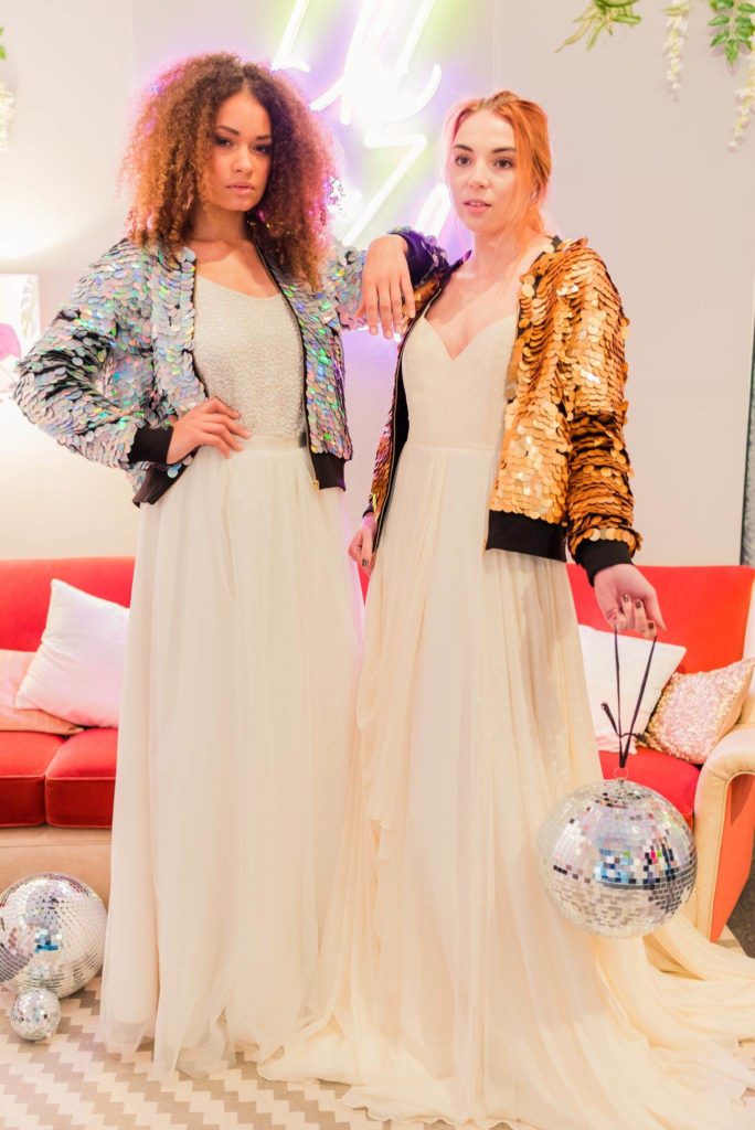 1970s glitter ball disco wedding inspiration