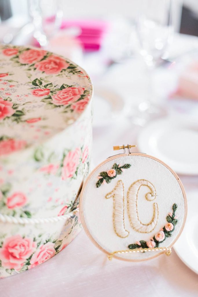 A pretty pastel wedding with vintage details