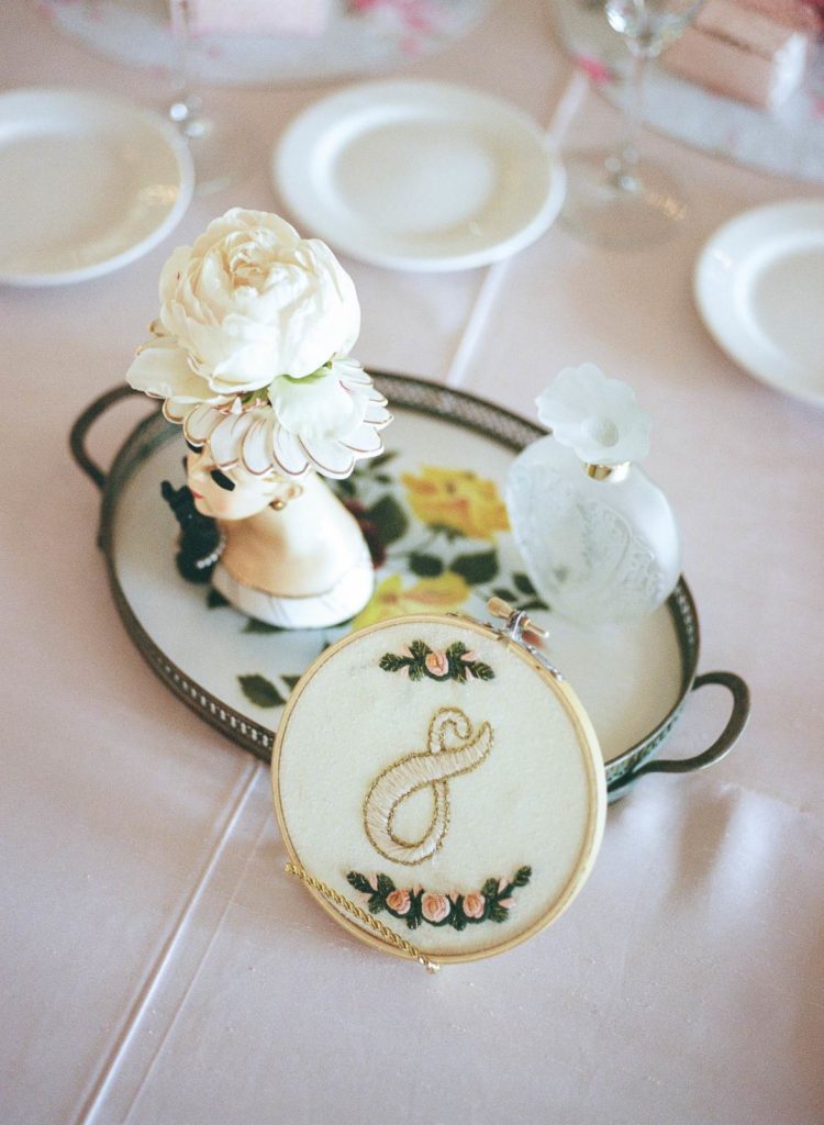 A pretty pastel wedding with vintage details