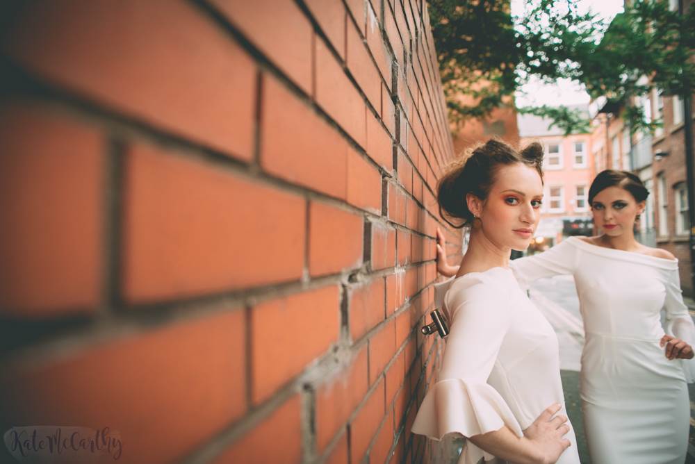 An urban nightclub Studio 54 wedding shoot in Manchester