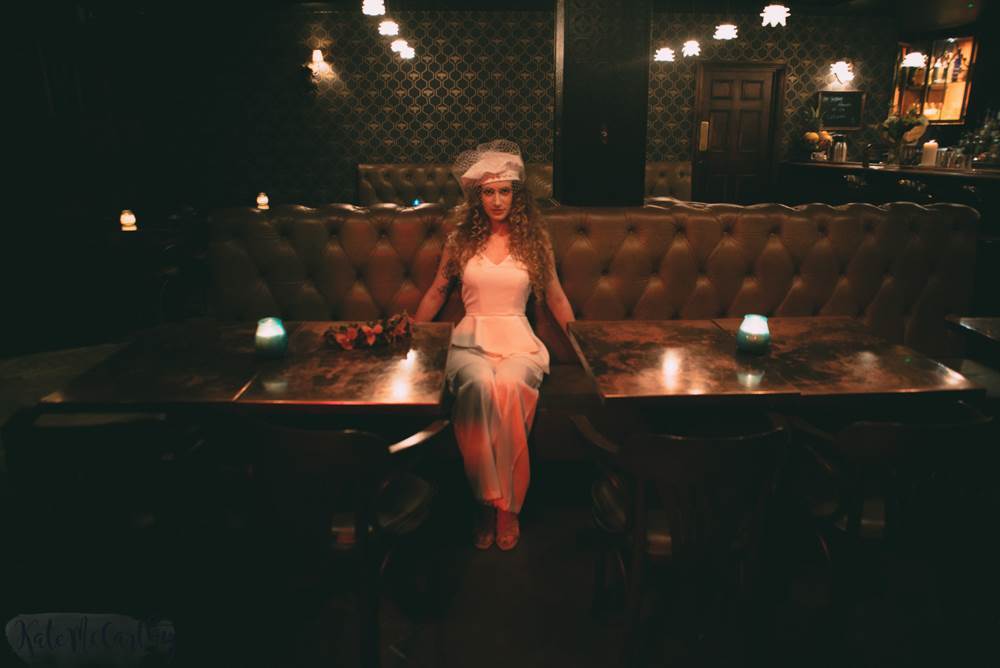 An urban nightclub Studio 54 wedding shoot in Manchester