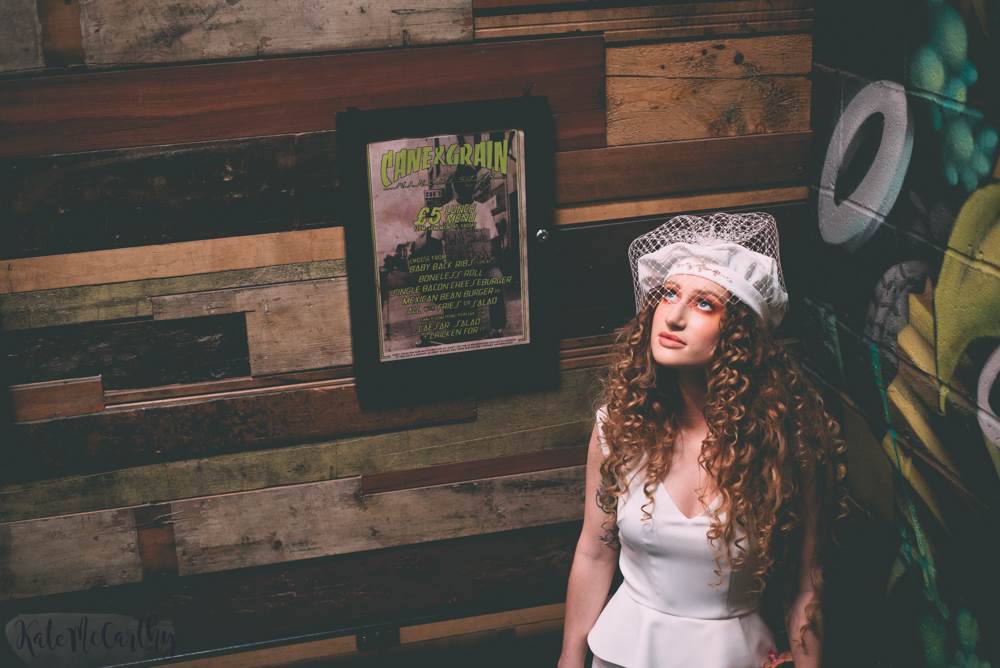 An urban nightclub Studio 54 wedding shoot in Manchester