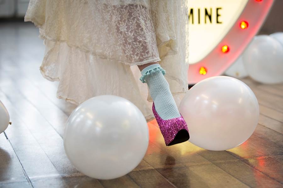 A pastelled coloured vintage prom wedding shoot