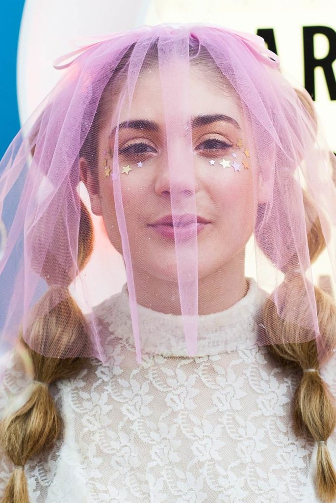 A pastelled coloured vintage prom wedding shoot