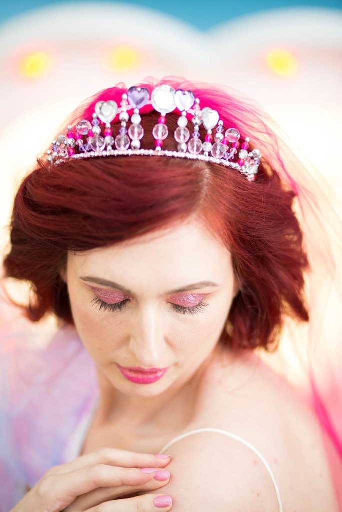 A pastelled coloured vintage prom wedding shoot