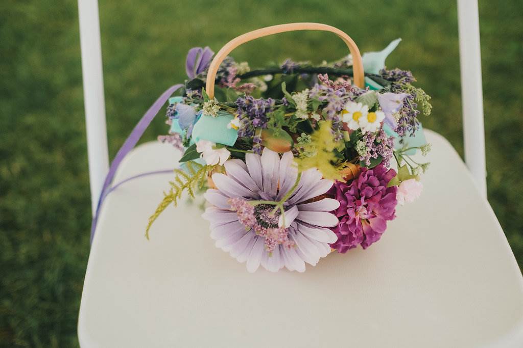 A rustic, home grown, garden party, back yard wedding