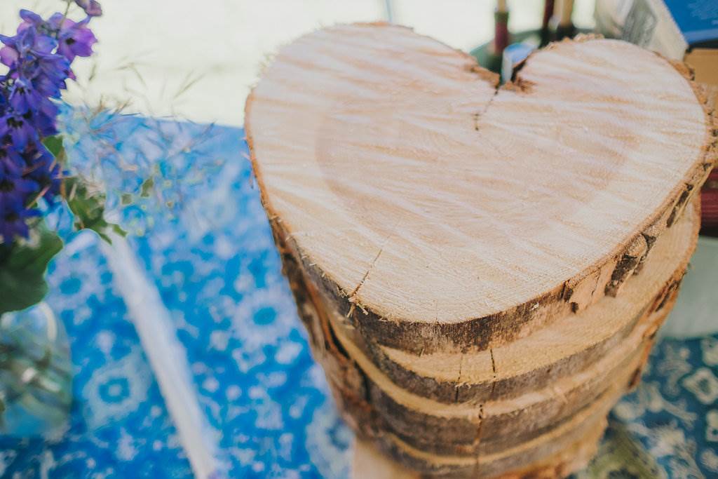 A rustic, home grown, garden party, back yard wedding